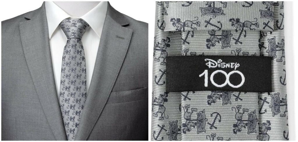Dress Up Your Look With A Disney 100 Tie From Cufflinks Inc.