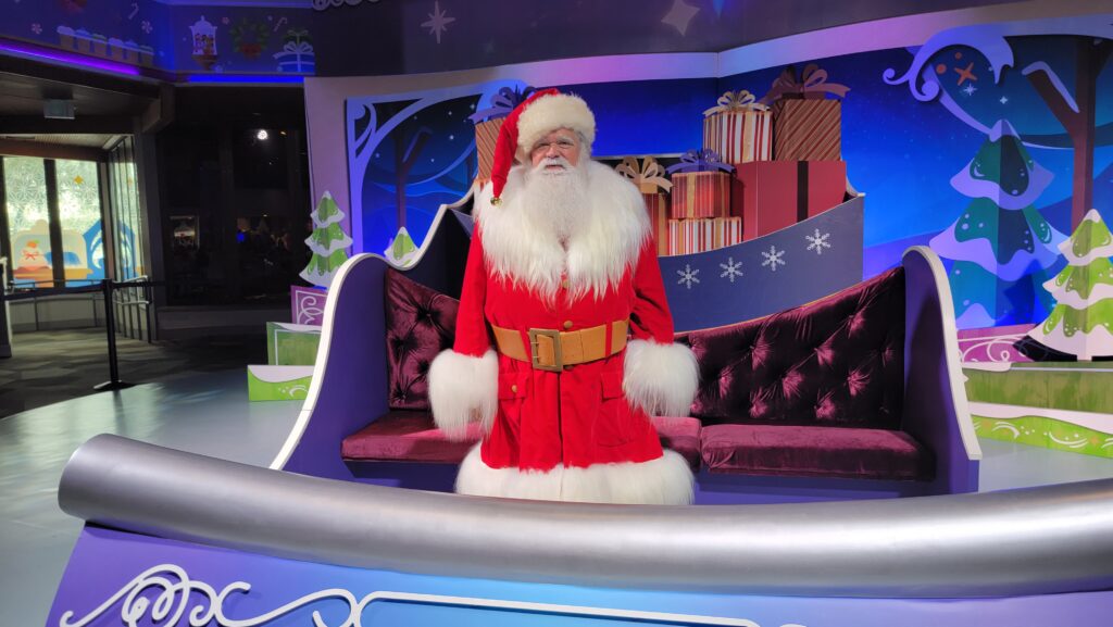 We Met Santa Claus at the Odyssey Pavilion during the 2023 Festival of the Holidays