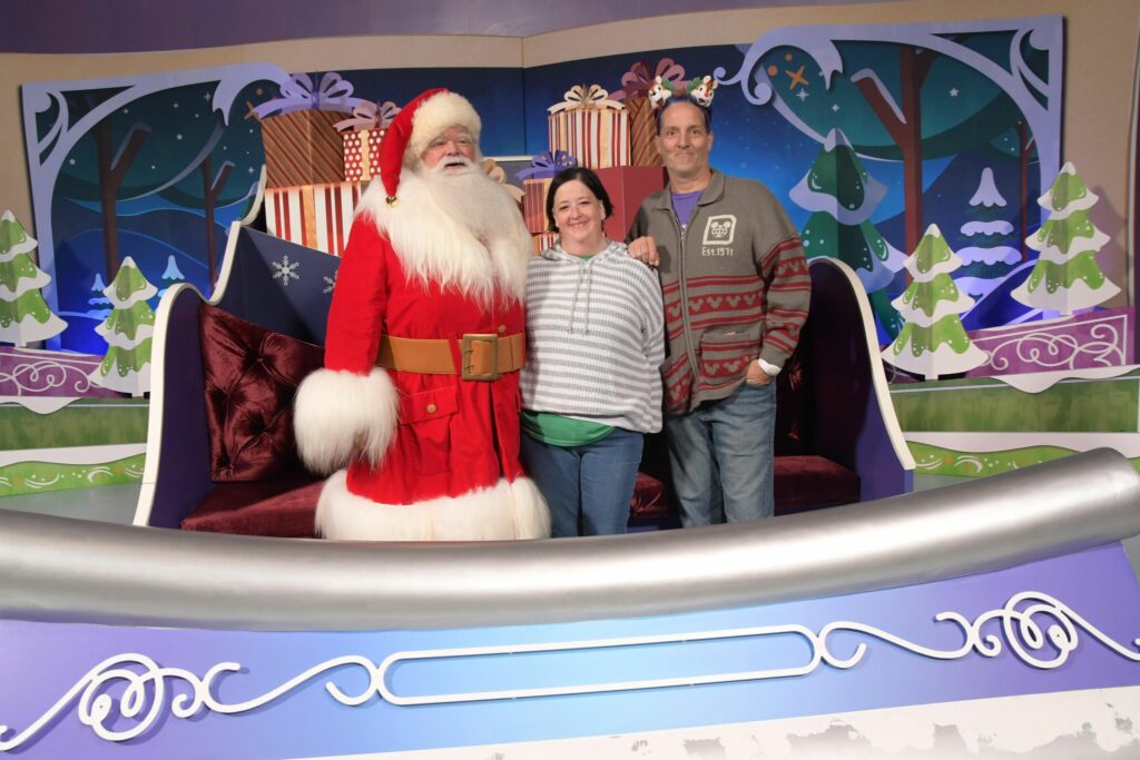 We Met Santa Claus at the Odyssey Pavilion during the 2023 Festival of the Holidays