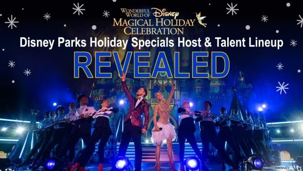 2023 Disney's Holiday Specials airing on ABC, Hulu, and Disney + Features Derek Hough & Julianne Hough along with Smashing Pumpkins and Robin Thicke