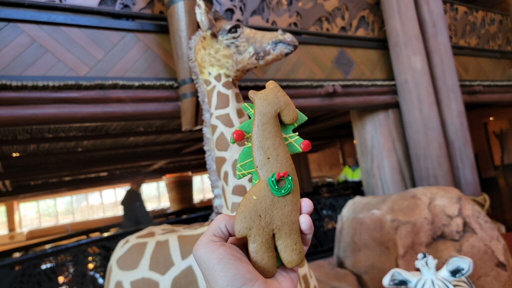 New 2023 Ginger-affe Display and Cookie at Disney's Animal Kingdom Lodge