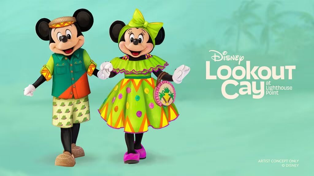Mickey and Minnie Mouse's New Bahamian-Inspired Outfits