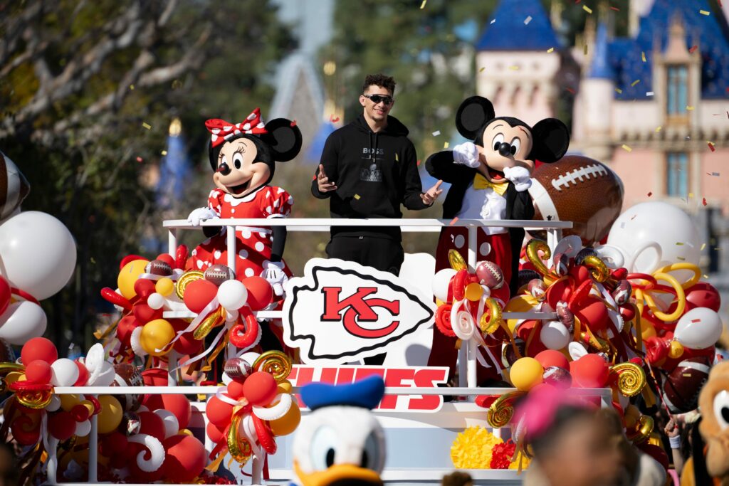 Images: Super Bowl LVIII Champion and MVP Patrick Mahomes Goes to Disneyland