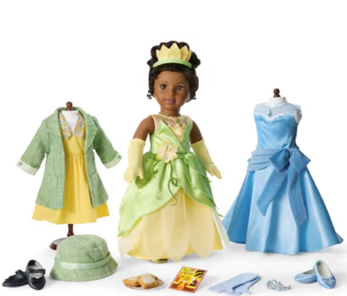 Disney Princesses Cinderella, Tiana, and Ariel Get the American Girl Doll Treatment