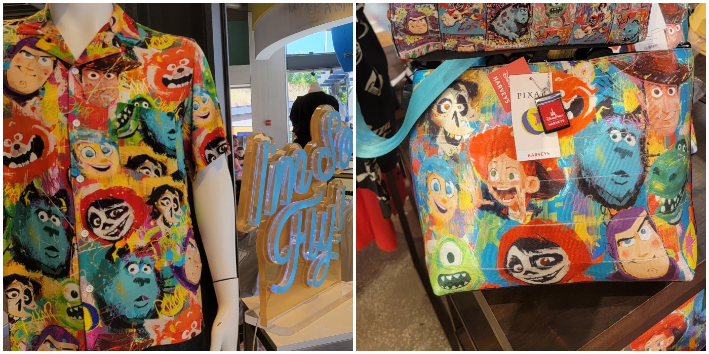 The New Pixar Collection at Disney World Includes Matching Shirt and Harvey's Bag