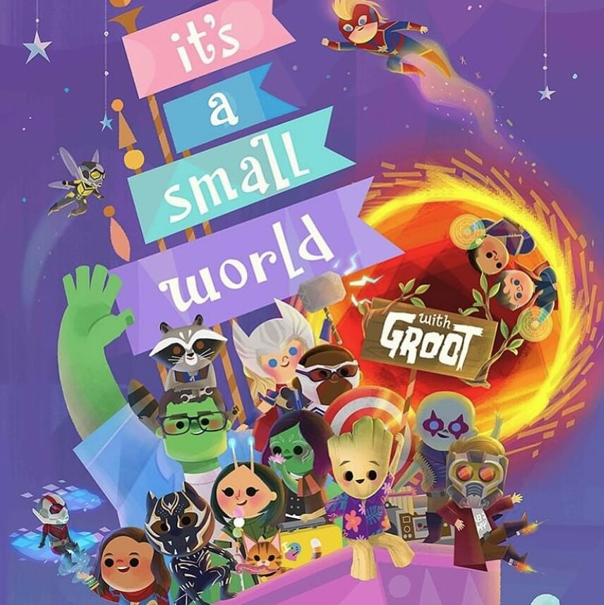 'it's a small world with Groot' Featuring Marvel Characters Announced for Tokyo Disney